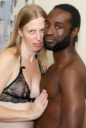 Blonde Interracial at CoedPictures